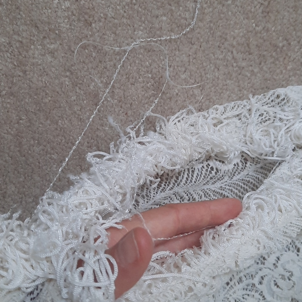 Fringed lace top - Picture 4 of 5